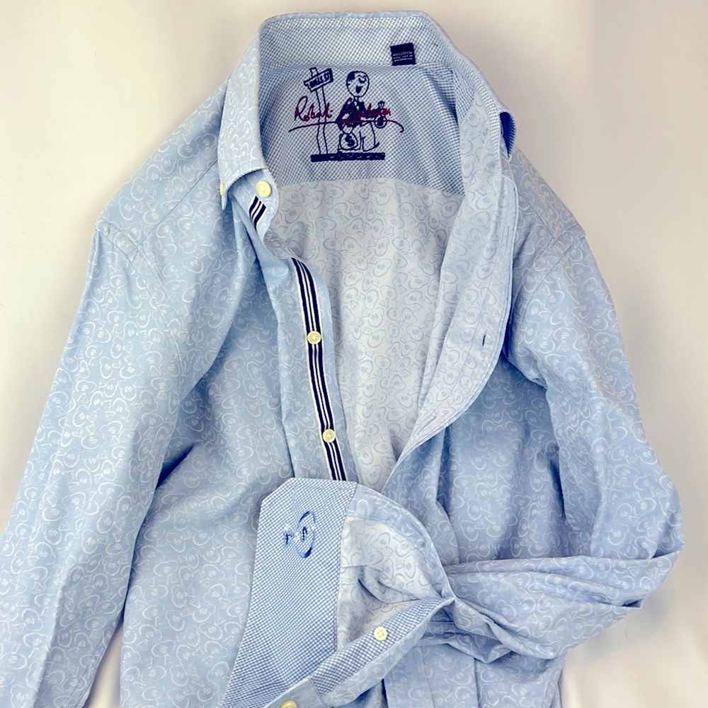 Robert Graham Light Blue “Money Bag” Shirt